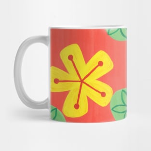 Bright Retro Floral Mug